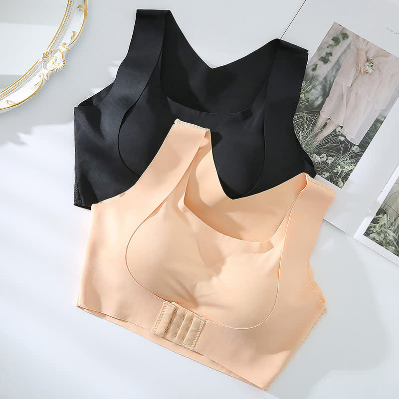 Body Shaping Back Correction Push-up Wireless Sports Bra(2 Packs)