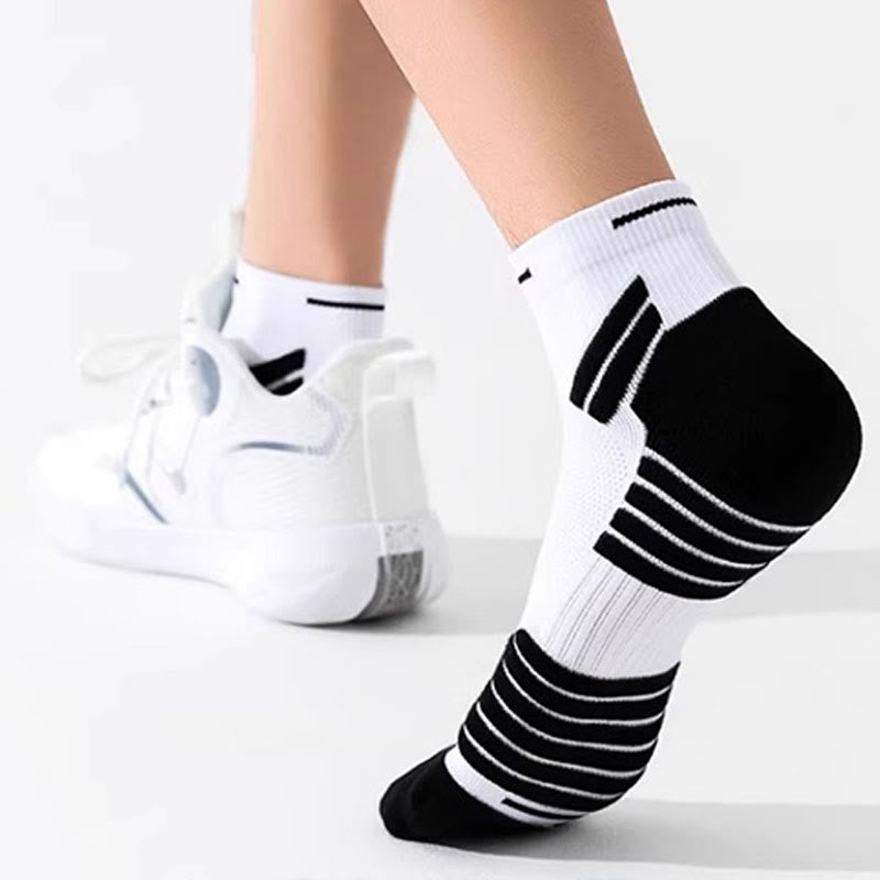 Plus Size Lightweight Cushioning Ankle Compression Socks(4 Pairs) - image 4