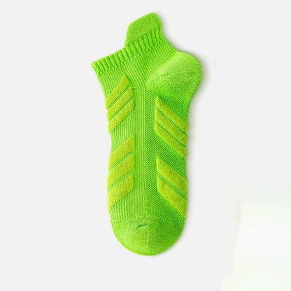 Plus Size Ankle Support Ankle Compression Socks(5 Pairs) - Green - EU38-44(US5-10) - image 8