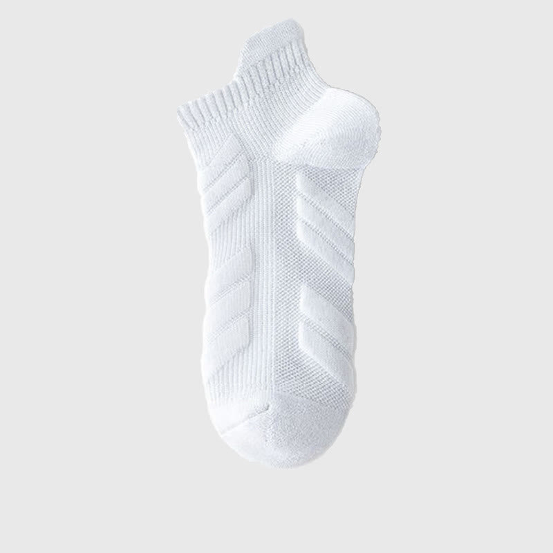 Plus Size Ankle Support Ankle Compression Socks(5 Pairs) - White - EU38-44(US5-10) - image 6