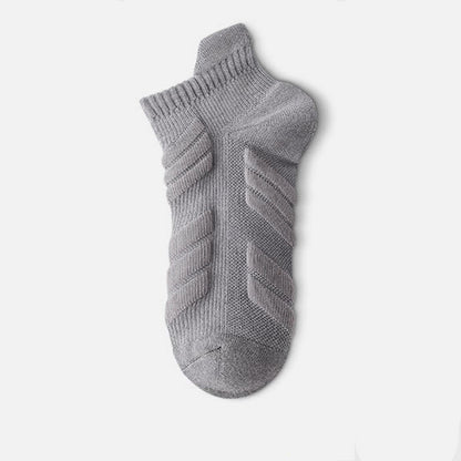 Plus Size Ankle Support Ankle Compression Socks(5 Pairs) - Grey - EU38-44(US5-10) - image 10