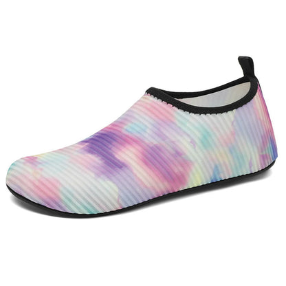 Plus Size Tie Dye Slippers