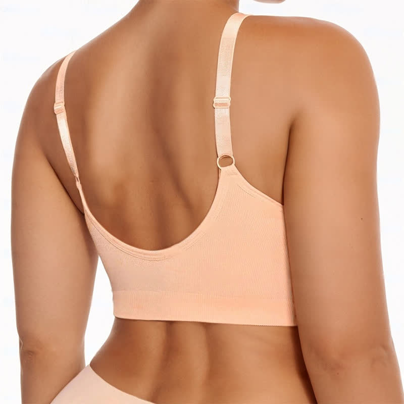 Seamless High Elasticity Shaping Wireless Sports Bra