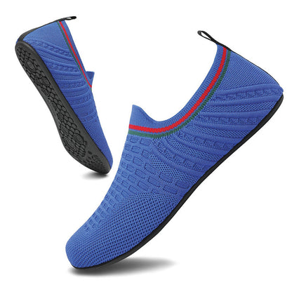 Plus Size Fitness Slippers - Blue - EU46-47(US12-12.5) - image 3