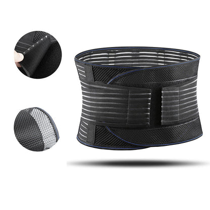 Plus Size Stable Lumbar Support Waist Brace - Black - 2XL - image 7