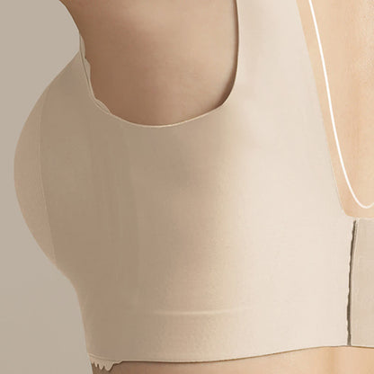 Wavy Edge Full Cup Thin Push Up Wireless Bra