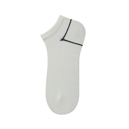 Bamboo Fiber Ankle Socks(5 Pairs) - White - EU39-44(US6-10) - image 4