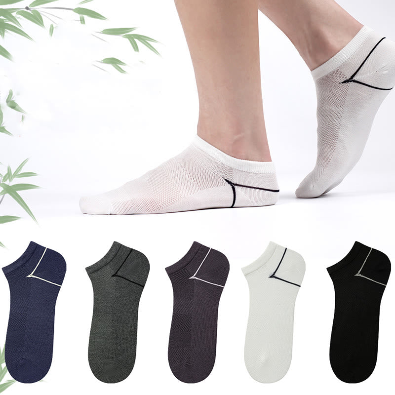 Bamboo Fiber Ankle Socks(5 Pairs) - image 0