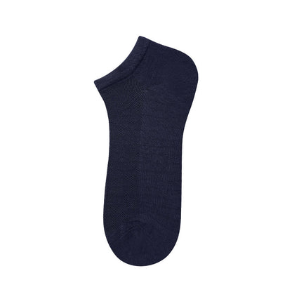 Bamboo Mesh Ankle Socks(4 Pairs) - Navy Blue - EU39-44(US6-10) - image 10