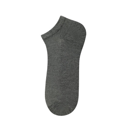 Bamboo Mesh Ankle Socks(4 Pairs) - Dark Grey - EU39-44(US6-10) - image 12