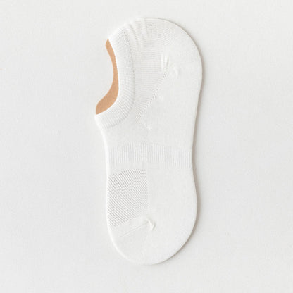 Silicone Anti Slip Ankle Socks(8 Pairs) - White - EU39-44(US6-10) - image 6