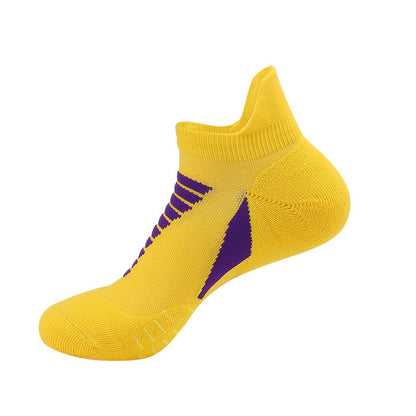 Plus Size Seamless Toe Ankle Compression Socks(5 Pairs) - Yellow - EU36-40(US3-7) - image 2