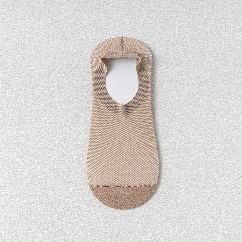 Cool Mesh No Show Socks(6 Pairs) - Khaki - EU38-43(US5-9) - image 16