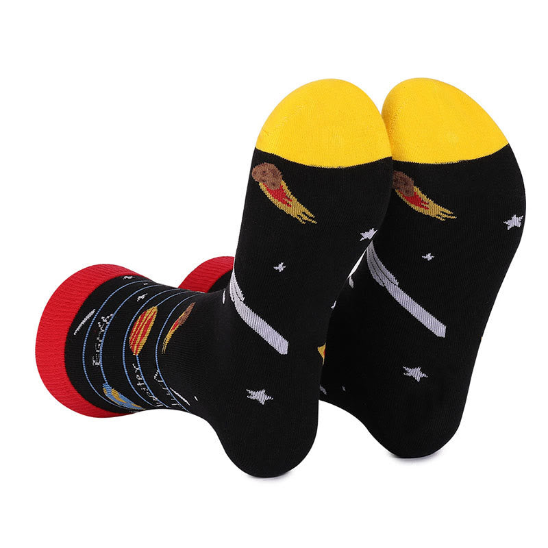 Astronaut Constellation Quarter Socks(4 Pairs) - image 10