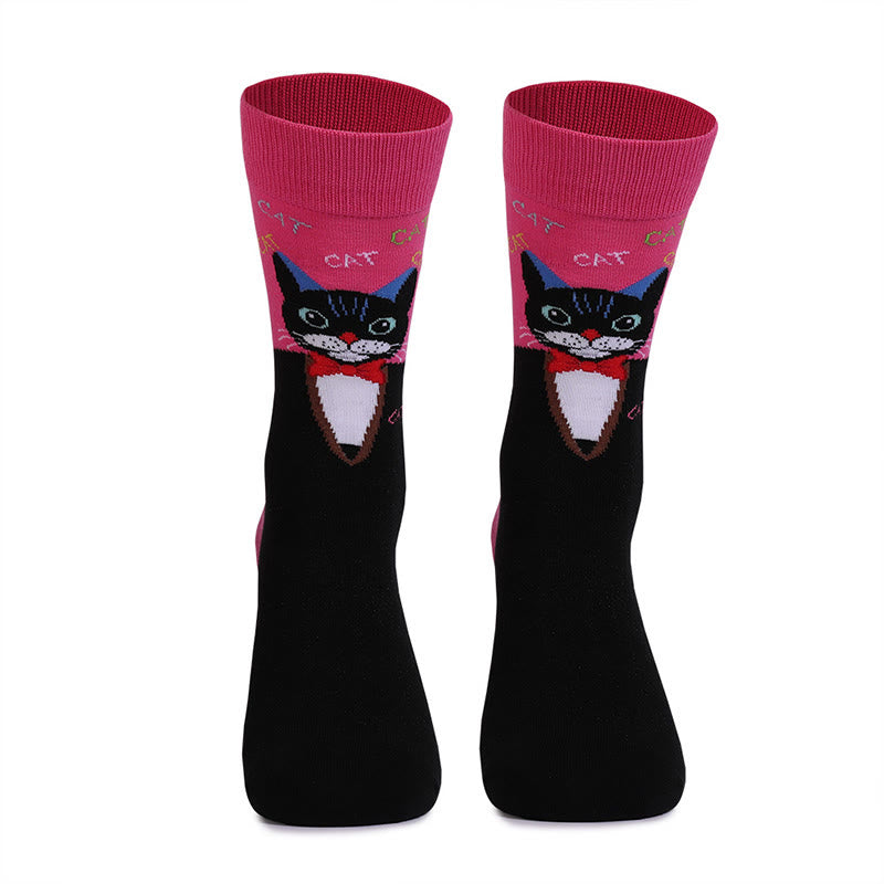 Cats Dogs Series Quarter Socks(4 Pairs) - image 9