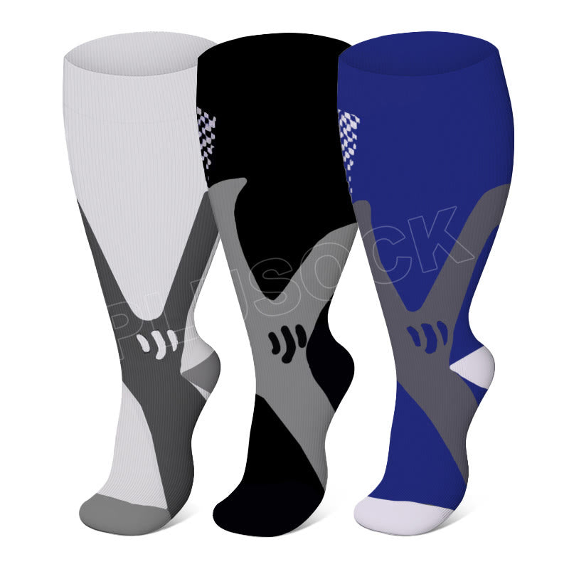 Plus Size Sport Compression Socks - image 0