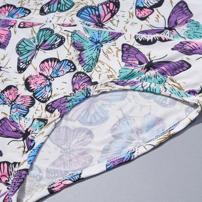 Butterfly Printed High Waist Brief(4 Packs) - image 3