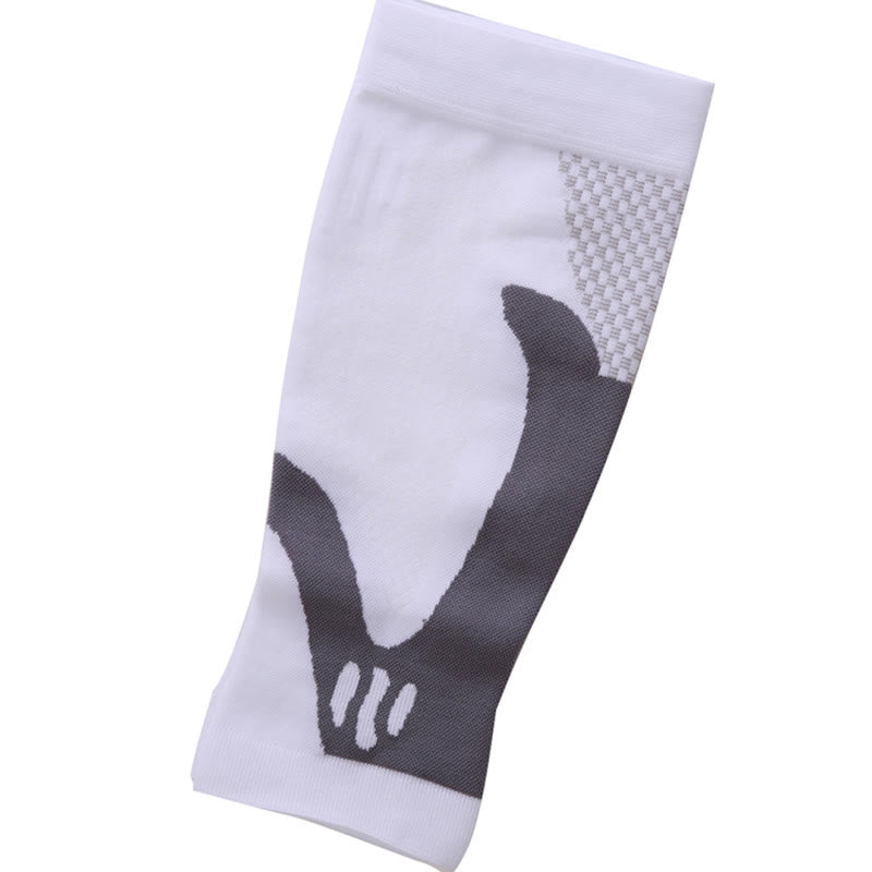 Plus Size Stay Supported Calf Compression Sleeves - White - XL - image 13