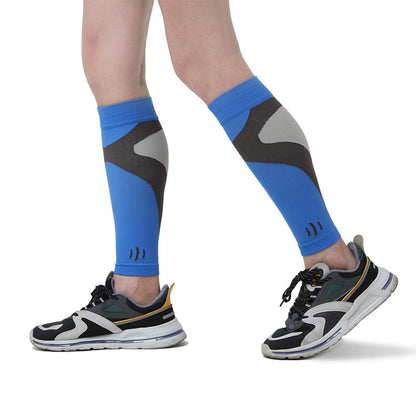 Plus Size Varicose Vein Calf Compression Sleeves - Blue - XL - image 7