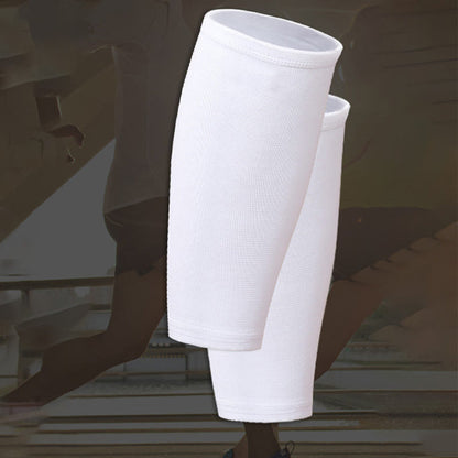 Plus Size White Calf Compression Sleeves - White - XL - image 6