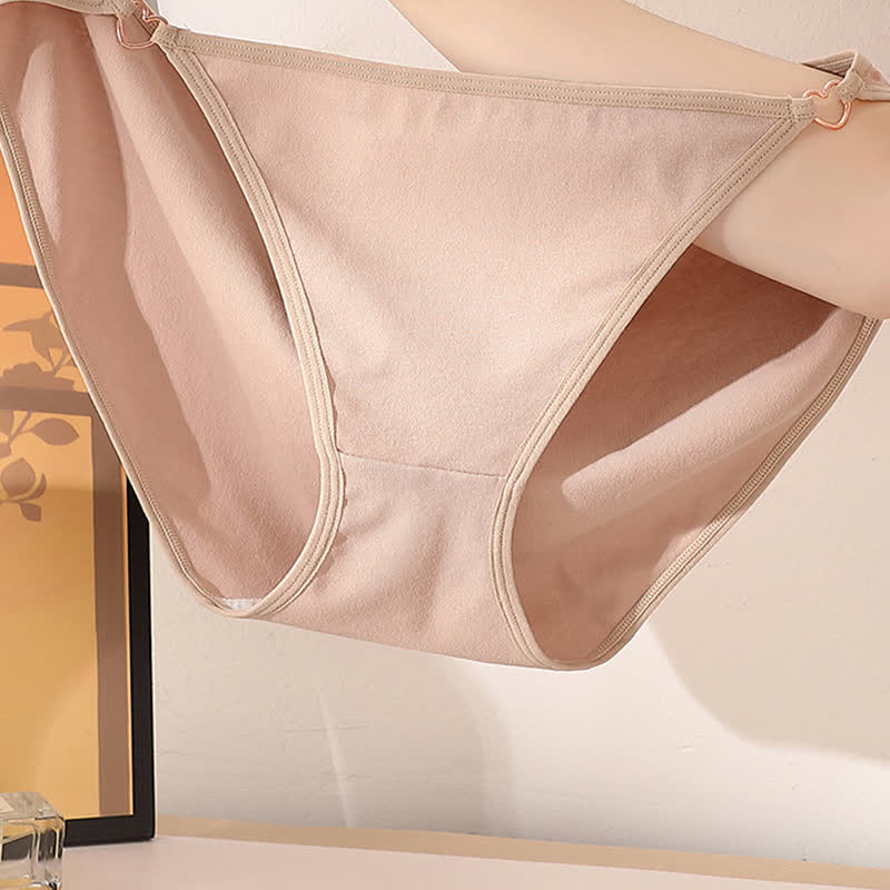 Low-rise Sexy Cotton Heart Hollow Out Brief(3 Packs) - image 4