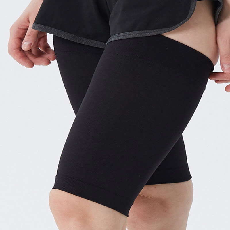 Bundle Plus Size Thigh Sleeves + Knee High Compression Socks - image 2