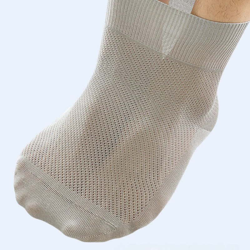 Elegant Solid Color Quarter Socks(8 Pairs) - image 5
