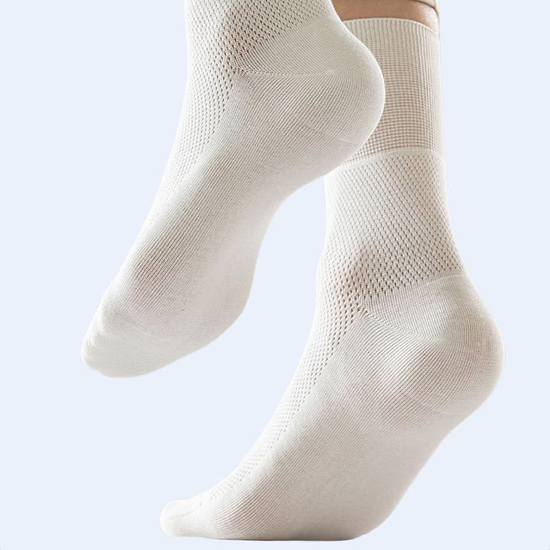 Elegant Solid Color Quarter Socks(8 Pairs) - image 3