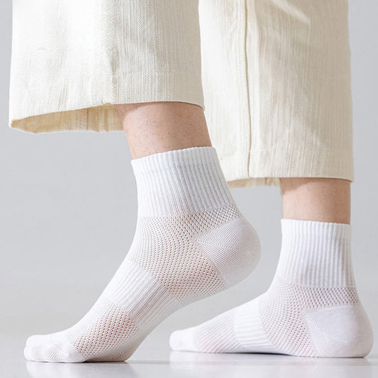 Summer Solid Color Ankle Socks(5 Pairs) - image 0