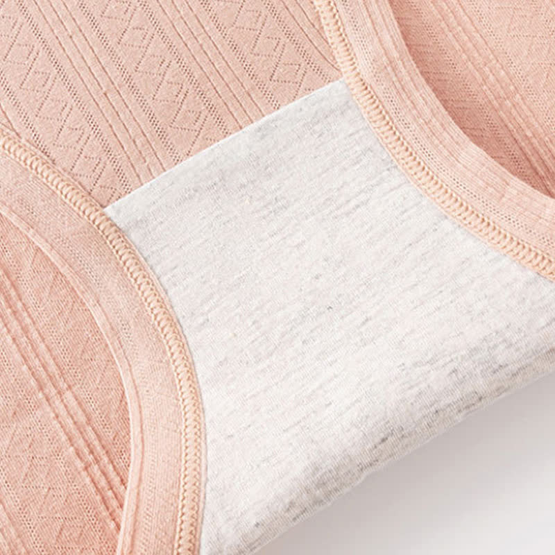 Cotton High Waist Jacquard Breathable Brief(3 Packs) - image 11