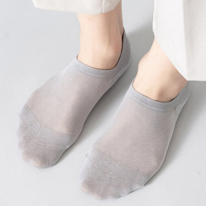 Mesh Soft Cotton No Show Socks(5 Pairs) - image 3