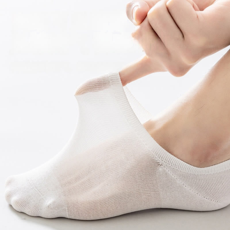 Mesh Soft Cotton No Show Socks(5 Pairs) - image 8