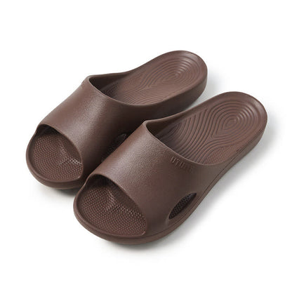 Solid Color Arch Support Non-Slip EVA Bathroom Slides - Coffee - EU44-45(US10-11) - image 4