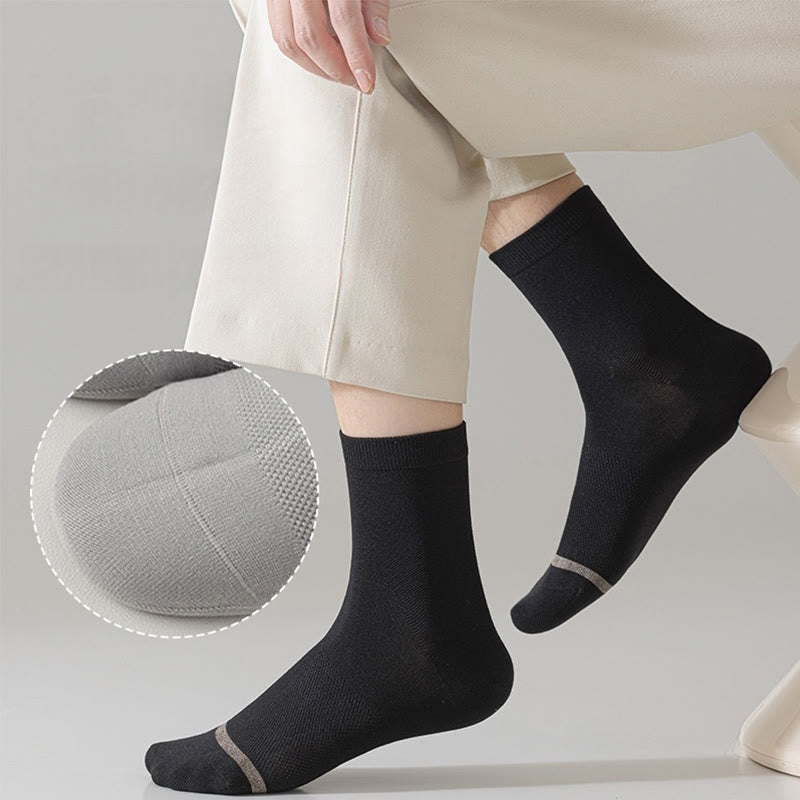 Business Style Quarter Socks(5 Pairs) - image 3