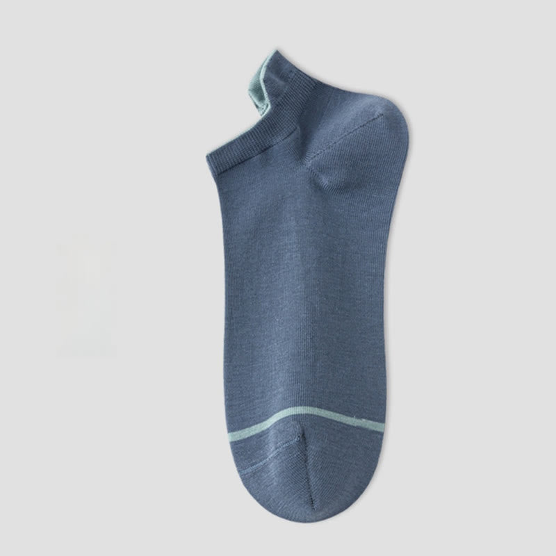 Antimicrobial Ankle Socks(5 Pairs) - Navy Blue - EU39-45(US6-11) - image 15