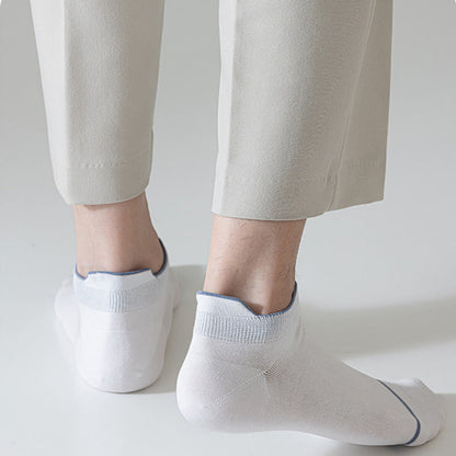 Plus Size Antimicrobial Ankle Socks(5 Pairs)