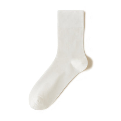 Transparent Quarter Socks(5 Pairs) - White - EU39-44(US6-10) - image 9