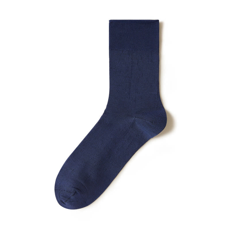 Transparent Quarter Socks(5 Pairs) - Navy Blue - EU39-44(US6-10) - image 12
