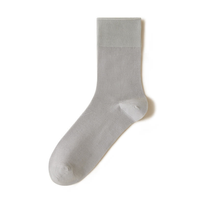 Transparent Quarter Socks(5 Pairs) - Light Gray - EU39-44(US6-10) - image 10