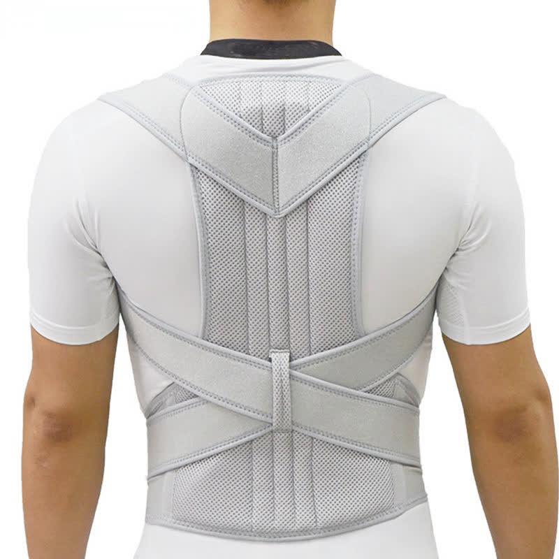 Posture Correction Belt Back Shoulder Brace(2 Packs) - Grey - 3XL - image 8
