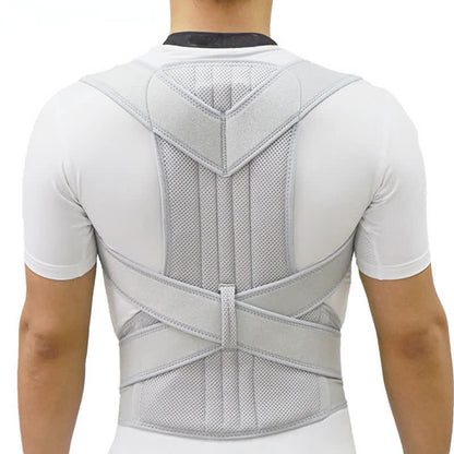 Posture Correction Belt Back Shoulder Brace(2 Packs) - Grey - 3XL - image 8