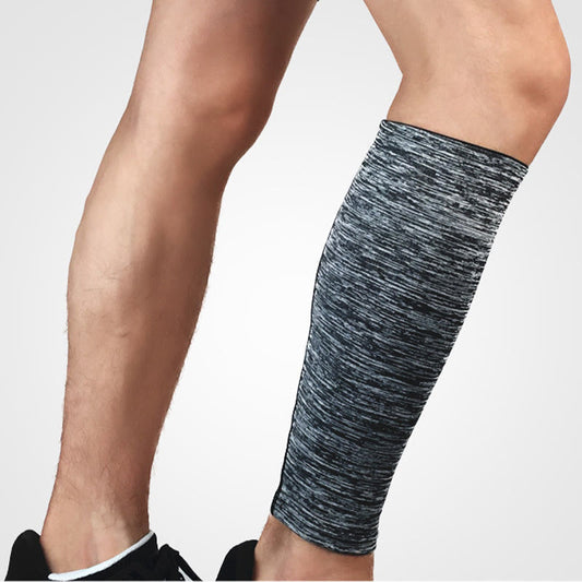 Plus Size Grey Calf Compression Sleeves - Grey - XL - image 0