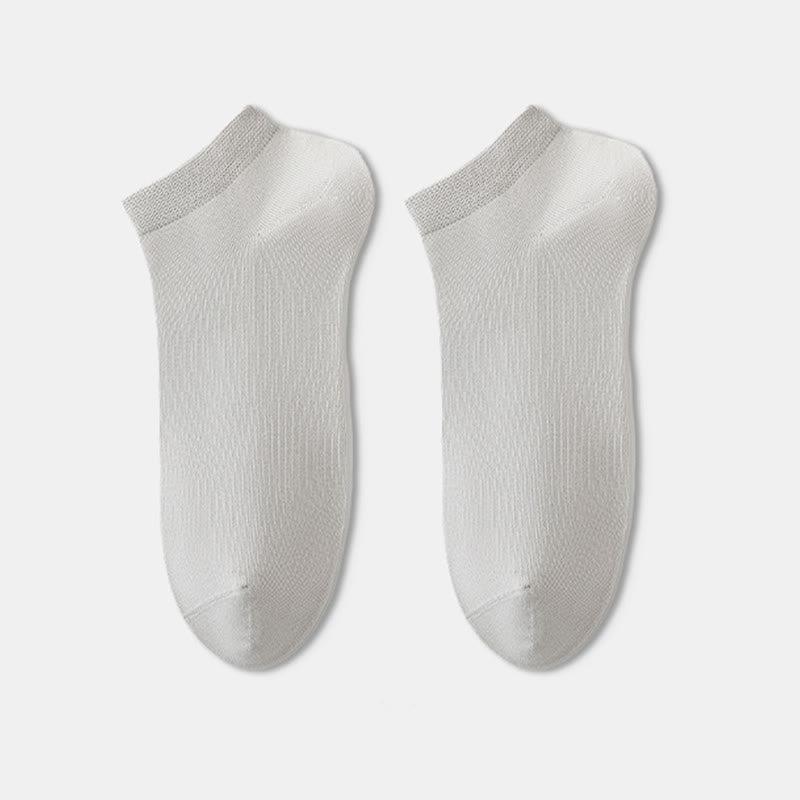Seamless Process Ankle Socks(8 Pairs) - Light Gray - EU39-45(US6-11) - image 15