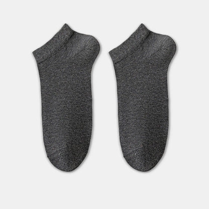 Seamless Process Ankle Socks(8 Pairs) - Dark Grey - EU39-45(US6-11) - image 18