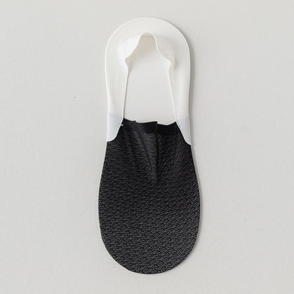 Soft Smooth No Show Socks(7 Pairs) - Black - EU39-44(US6-10) - image 14