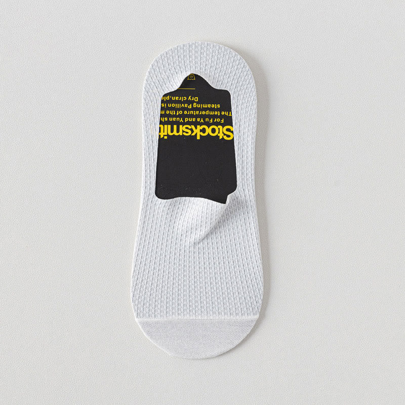 Classic Waffle No Show Socks(6 Pairs) - White - EU39-44(US6-10) - image 14