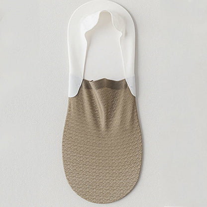 Soft Smooth No Show Socks(7 Pairs) - Coffee - EU39-44(US6-10) - image 16