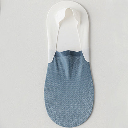 Soft Smooth No Show Socks(7 Pairs) - Blue - EU39-44(US6-10) - image 15