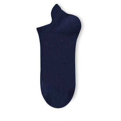 Lightweight Breathable Ankle Socks(5 Pairs) - Navy Blue - EU40-45(US7-11) - image 16