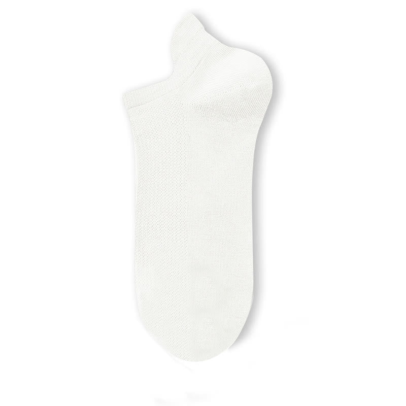 Lightweight Breathable Ankle Socks(5 Pairs) - White - EU40-45(US7-11) - image 11
